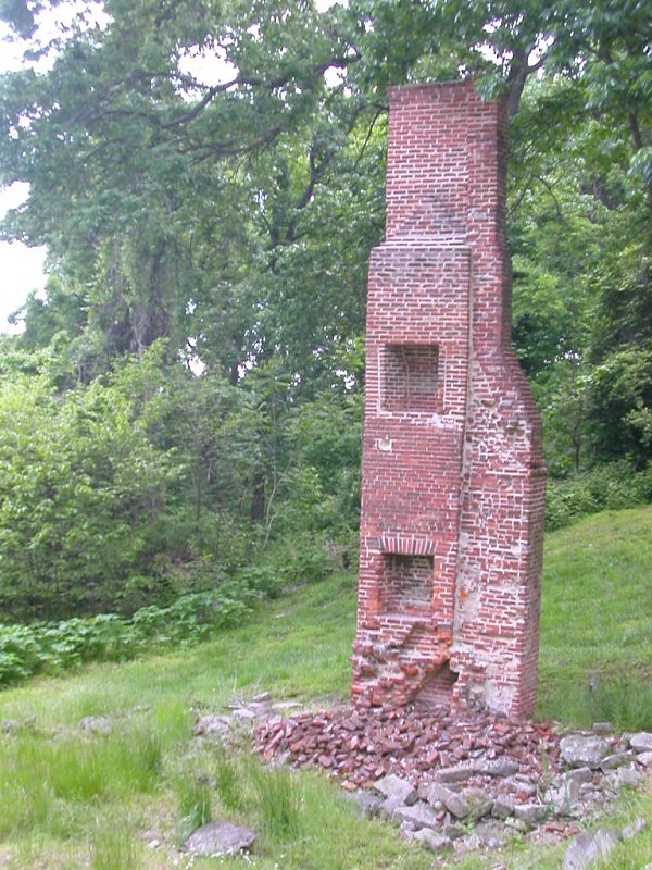 chimney of Fairfax House at Leesylvania State Park