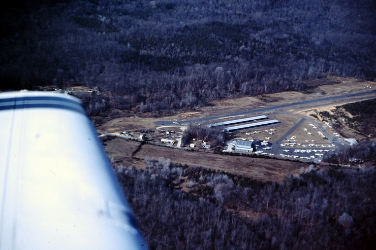 Aerial image of the airport